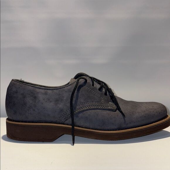 Dexter blue  and Brown Oxfords with Suede Texture - Picture 4 of 9